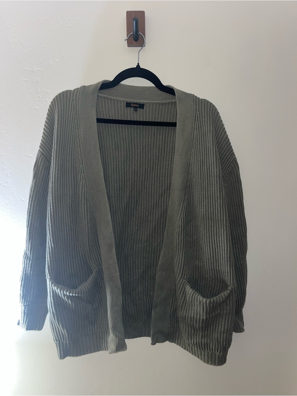 Quince Agave Oversized Cardigan XS